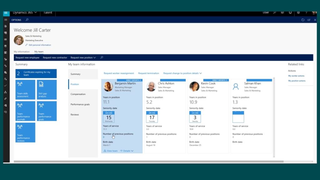 Microsoft Dynamics 365 Human Resources Self Service Maroc - ConnecT ...