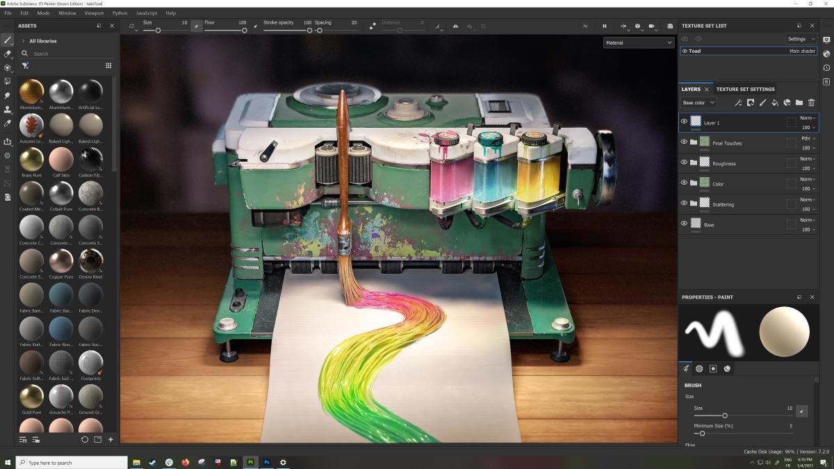 Créer des scènes 3D réalistes avec Substance 3D au Maroc